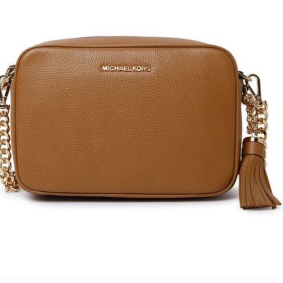 MICHAEL Kors Ginny Medium Pebbled Leather Crossbody Bag